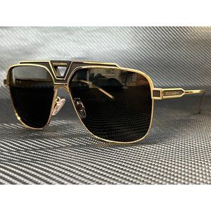 SALE! Dolce and Gabbana Matte Black 62mm Sunglasses